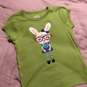 Girls Bunny Shirt - Size 5T